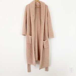 Barefoot Dreams CozyChic Teddy Robe in Tan